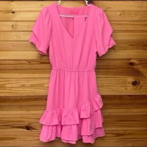 Lilly Pulitzer Martha Stretch Dress Prosecco Pink women’s 6
